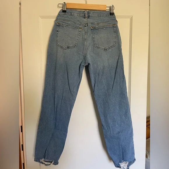 Abercrombie & Fitch Ankle Straight Jeans - Blue (maternity) - Picture 4 of 4